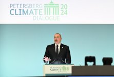 Президент Ильхам Алиев принял участие в Сегменте высокого уровня «15-го Петерсбергского климатического диалога» в Берлине (ФОТО/ВИДЕО)