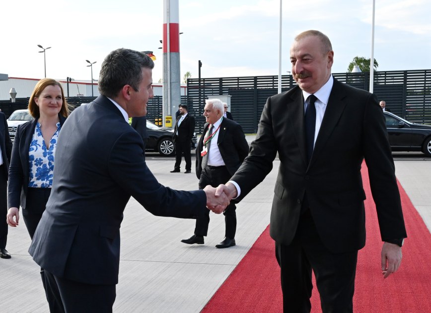 President Ilham Aliyev concludes his working visit to Germany (PHOTO)