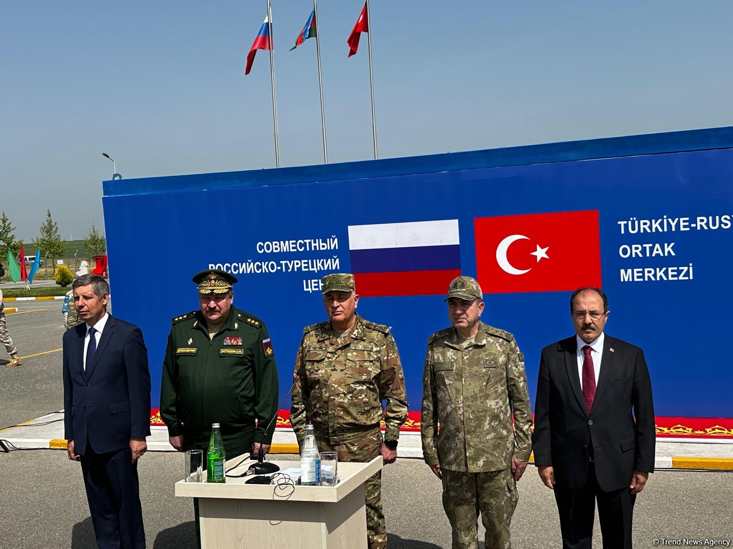 Ağdamdakı Türkiyə-Rusiya Birgə Monitorinq Mərkəzinin bağlanış mərasimi keçirilib (FOTO/VİDEO) (YENİLƏNİB)