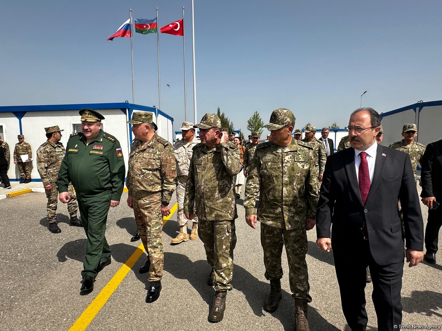 Ağdamdakı Türkiyə-Rusiya Birgə Monitorinq Mərkəzinin bağlanış mərasimi keçirilib (FOTO/VİDEO) (YENİLƏNİB)