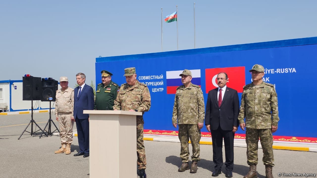 Joint Turkish-Russian Monitoring Center in Azerbaijan's Aghdam holds closing ceremony (PHOTO/VIDEO)