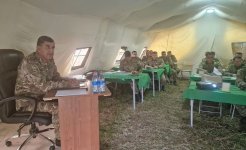 Azərbaycan Ordusunda keçirilən komanda-qərargah təlimləri başa çatıb (FOTO)