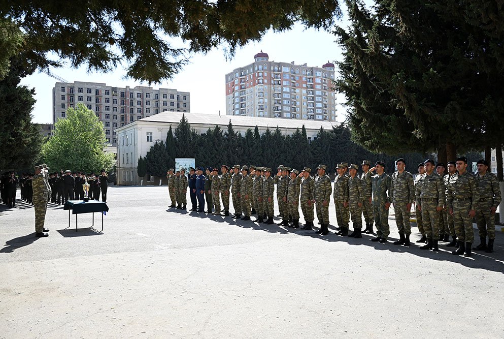 Azərbaycan Ordusunda hərbiləşdirilmiş kross birinciliyi keçirilib (FOTO/VİDEO)