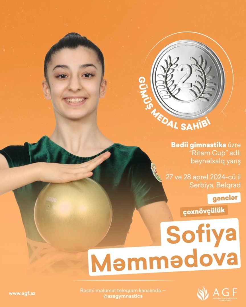 Azerbaijani gymnasts claim five medals at int'l tournament in Serbia (PHOTO)