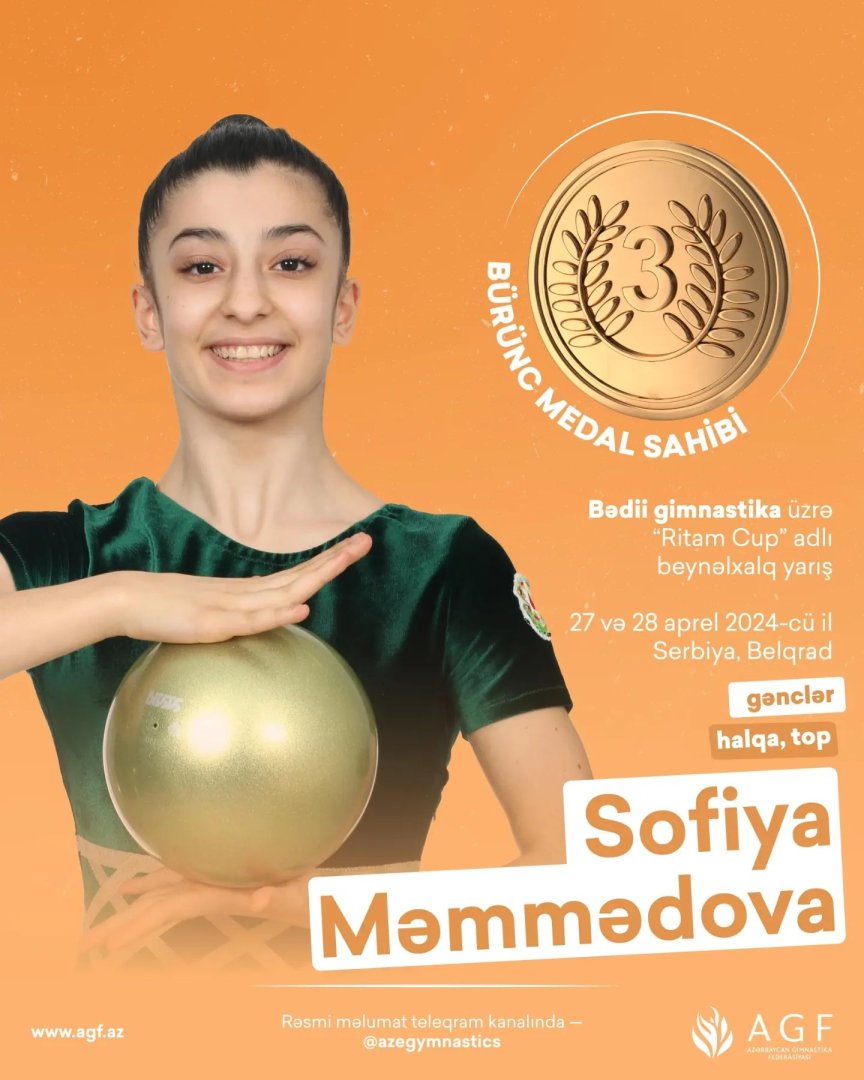 Азербайджанские гимнастки завоевали пять медалей в Белграде (ФОТО)