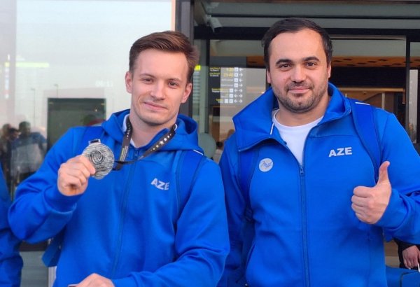 Азербайджанский гимнаст Никита Симонов привез на Родину историческую медаль (ФОТО)