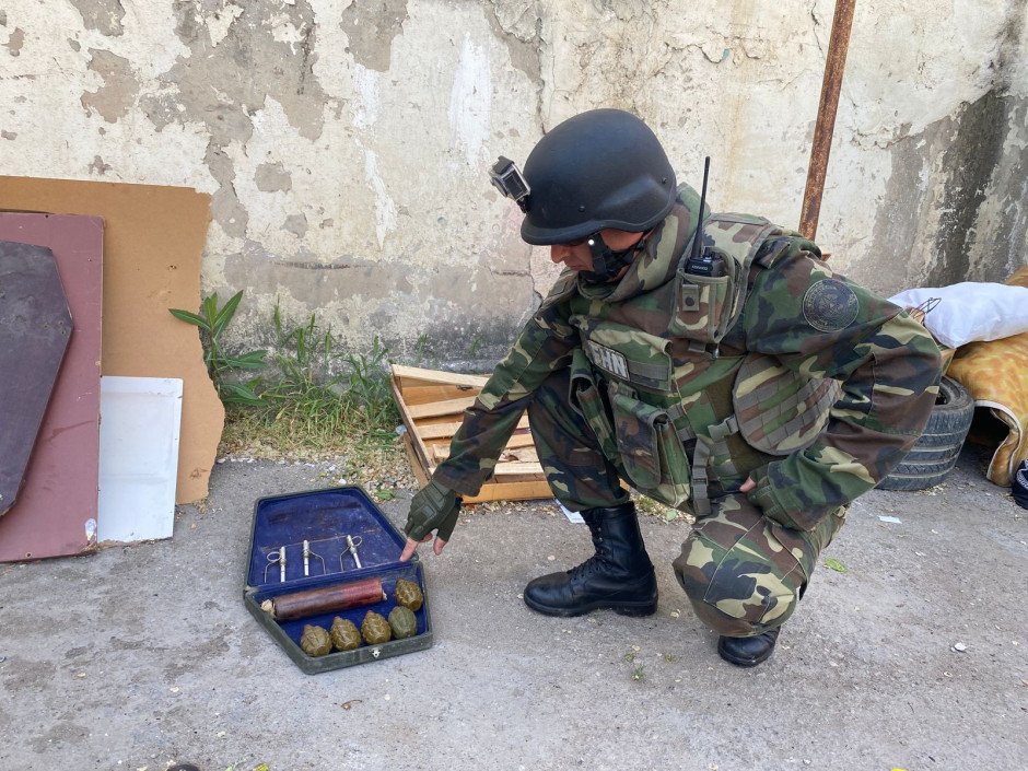В Сумгайыте обнаружены и изъяты боеприпасы (ВИДЕО)
