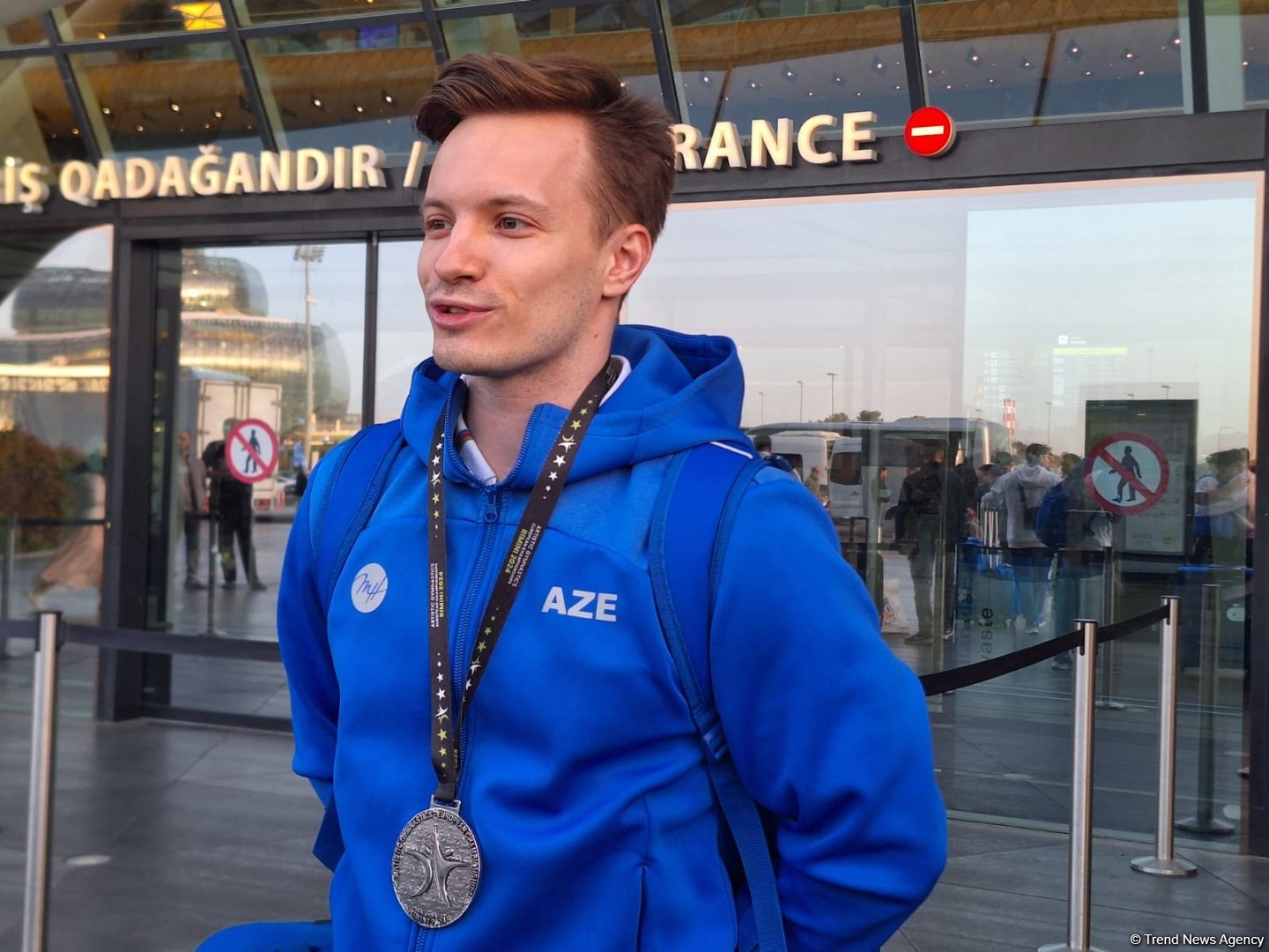Азербайджанский гимнаст Никита Симонов привез на Родину историческую медаль (ФОТО)