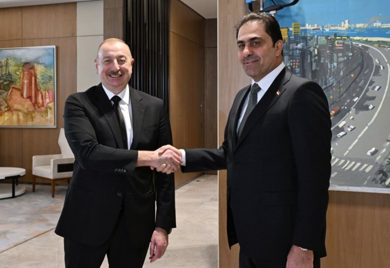Президент Ильхам Алиев принял председателя парламента Ирака (ФОТО/ВИДЕО)