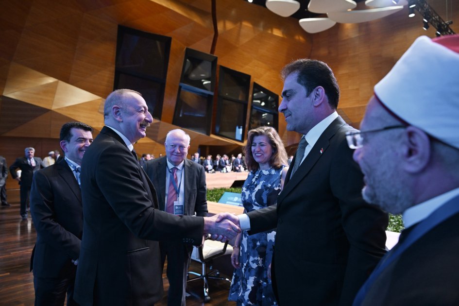 Prezident İlham Əliyev VI Ümumdünya Mədəniyyətlərarası Dialoq Forumunun açılış mərasimində iştirak edib (FOTO/VİDEO) (YENİLƏNİB)