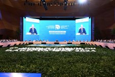 Prezident İlham Əliyev VI Ümumdünya Mədəniyyətlərarası Dialoq Forumunun açılış mərasimində iştirak edib (FOTO/VİDEO) (YENİLƏNİB)