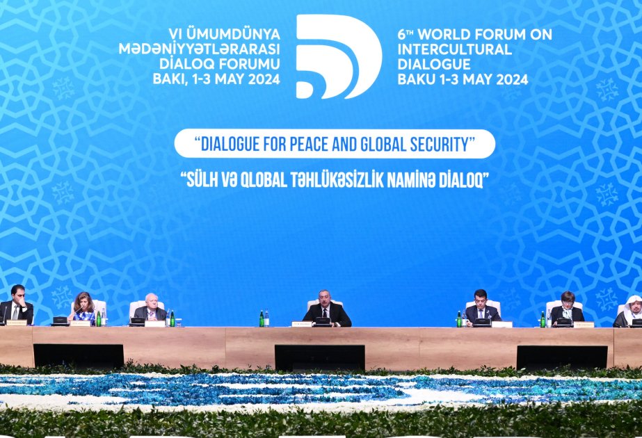 President Ilham Aliyev attends 6th World Forum on Intercultural Dialogue in Baku (PHOTO/VIDEO)