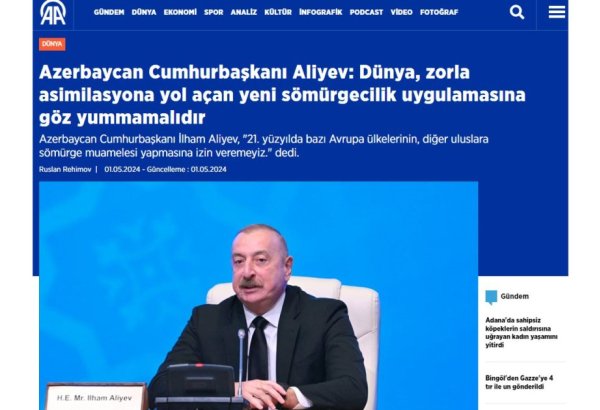Baku-hosted 6th World Forum on Intercultural Dialogue in spotlight of international media