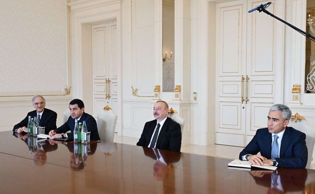 President Ilham Aliyev receives Deputy Speaker of Russian Federation Council and Chairman of State Duma Committee (PHOTO)