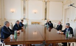 President Ilham Aliyev receives Deputy Speaker of Russian Federation Council and Chairman of State Duma Committee (PHOTO)