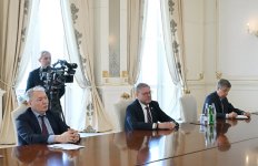 President Ilham Aliyev receives Deputy Speaker of Russian Federation Council and Chairman of State Duma Committee (PHOTO)