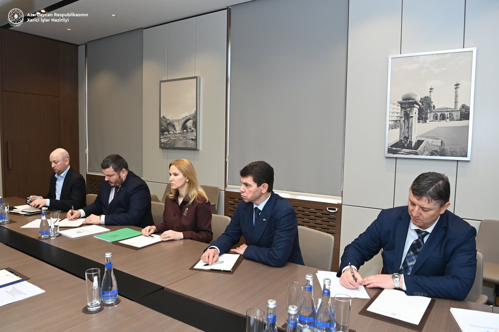 Azerbaijani FM, Ukrainian MP discuss regional, int'l security matters (PHOTO)