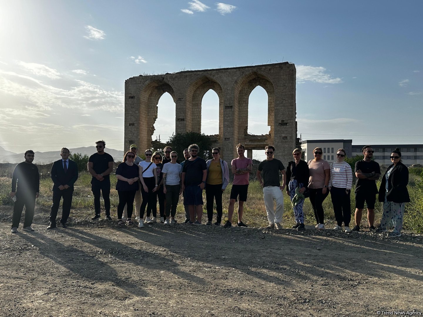 Norwegian travelers' visit to Azerbaijan's Aghdam comes to end (PHOTO)