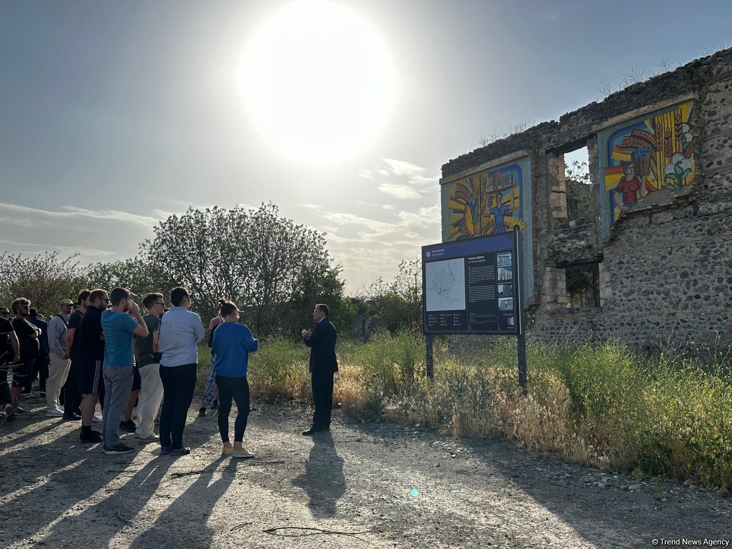 Norwegian travelers' visit to Azerbaijan's Aghdam comes to end (PHOTO)