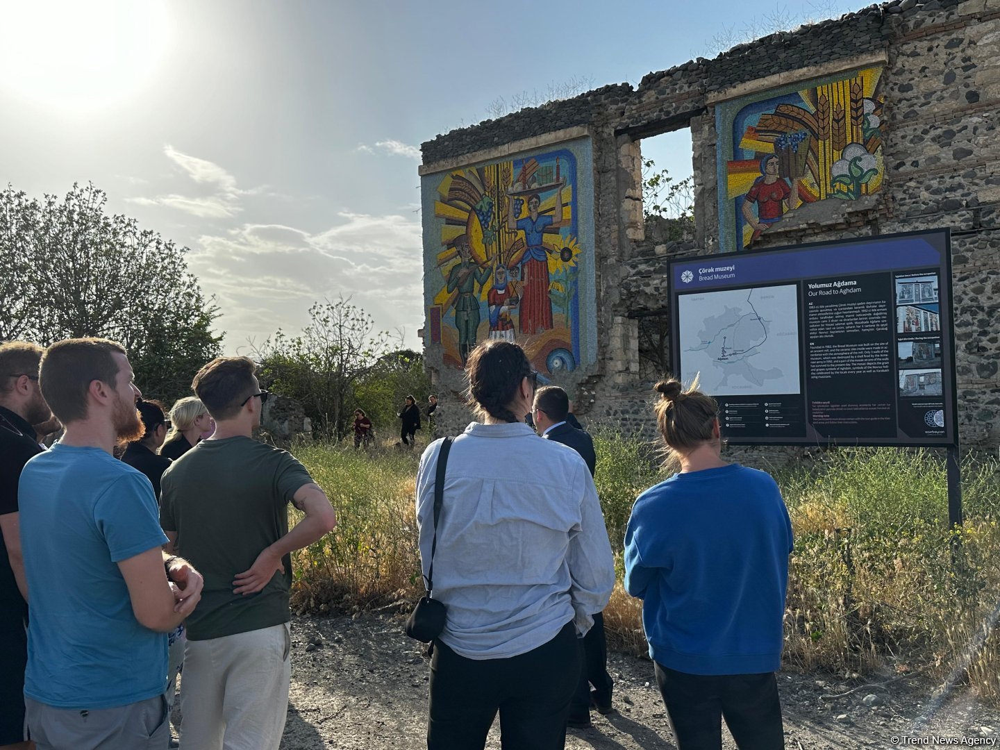 Norwegian travelers' visit to Azerbaijan's Aghdam comes to end (PHOTO)