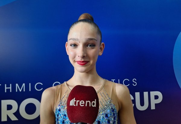 Competing in European Rhythmic Gymnastics Cup - new, exciting experience - Israeli athlete