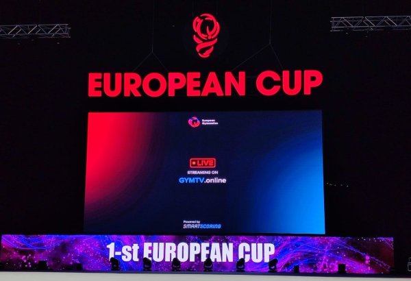 Кубок Европы в Баку: первое место среди юниорок в упражнениях с булавами заняла спортсменка из Израиля