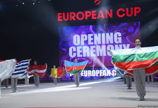В Баку прошло потрясающее открытие Кубка Европы по художественной гимнастике (ФОТО)