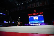 Azerbaijani athlete advances to European Rhythmic Gymnastics Cup finals in Baku (PHOTO)