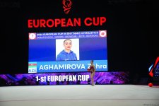 Azerbaijani athlete advances to European Rhythmic Gymnastics Cup finals in Baku (PHOTO)