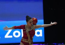 Azerbaijani athlete advances to European Rhythmic Gymnastics Cup finals in Baku (PHOTO)