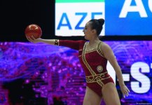 Azerbaijani athlete advances to European Rhythmic Gymnastics Cup finals in Baku (PHOTO)