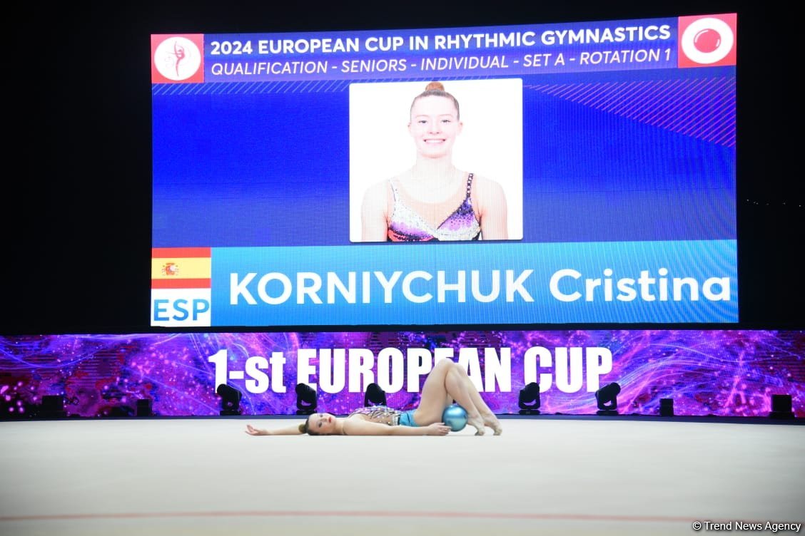 European Rhythmic Gymnastics Cup kicks off in Azerbaijan's Baku (PHOTO)