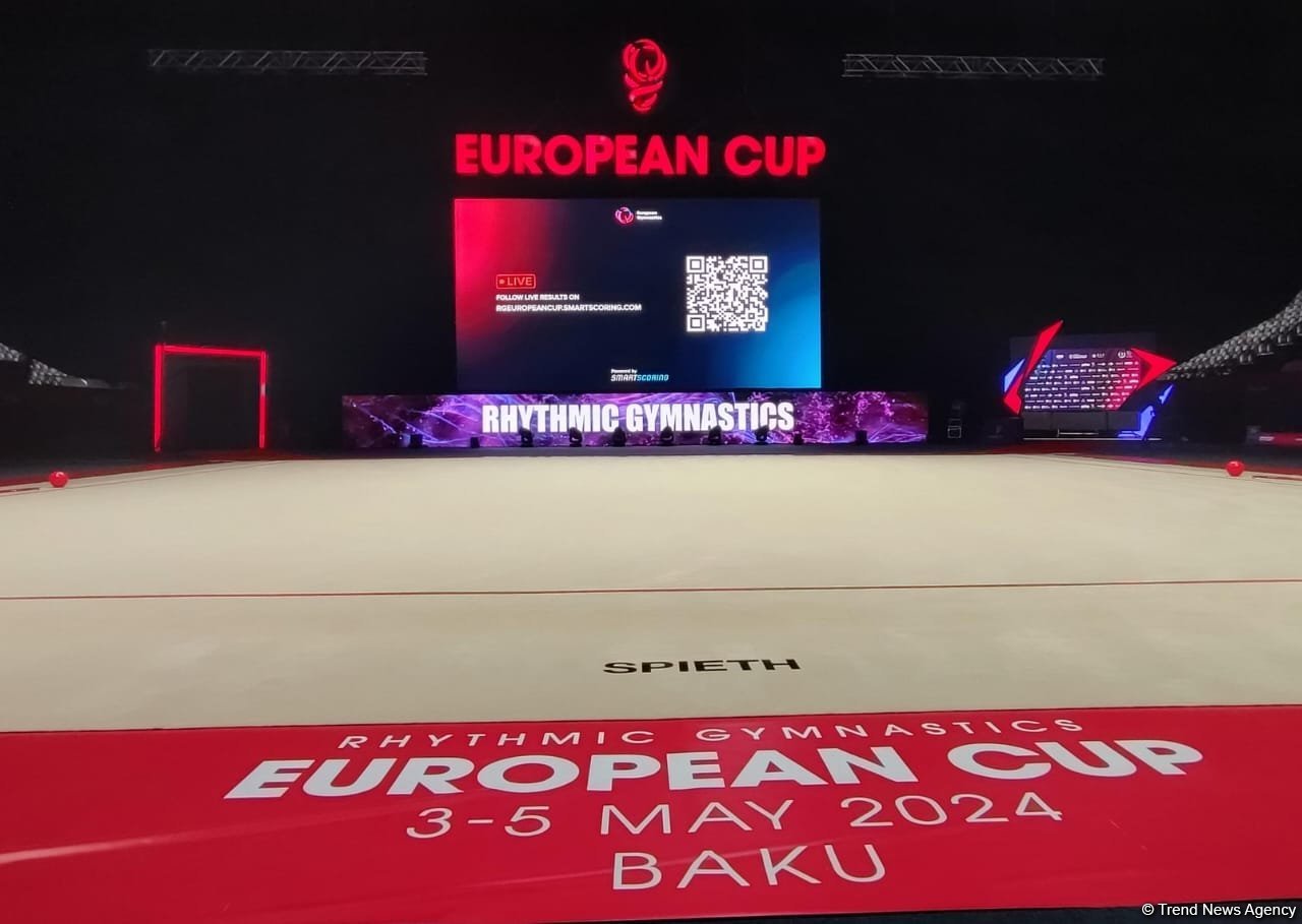 European Rhythmic Gymnastics Cup kicks off in Azerbaijan's Baku (PHOTO)