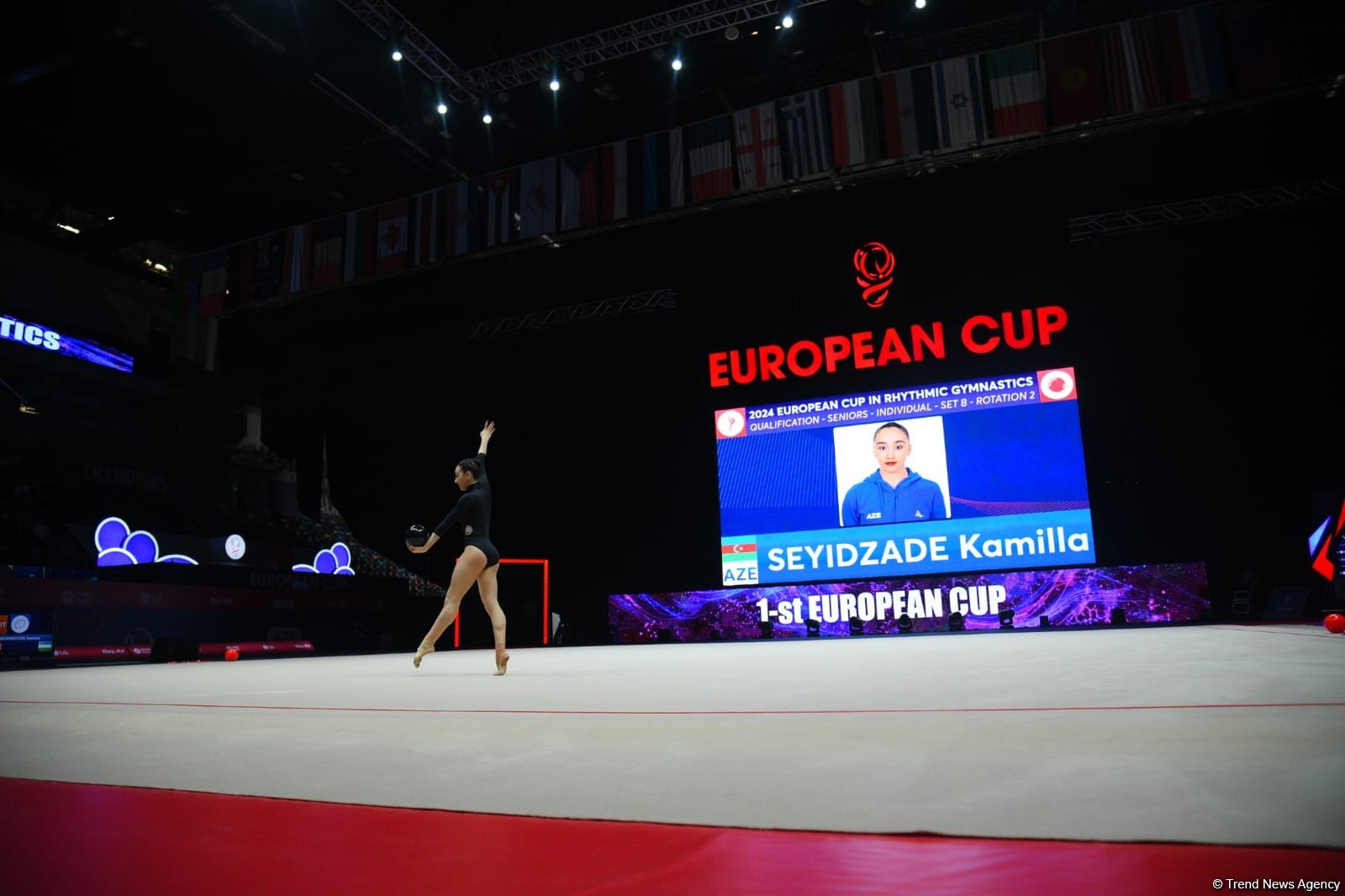 Azerbaijani athlete advances to European Rhythmic Gymnastics Cup finals in Baku (PHOTO)