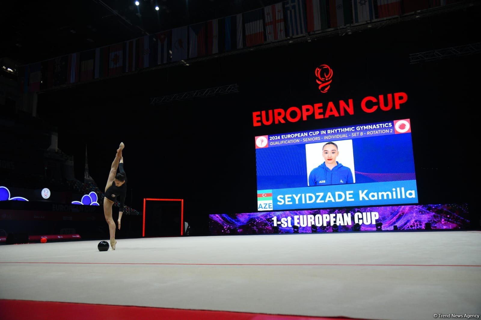 Azerbaijani athlete advances to European Rhythmic Gymnastics Cup finals in Baku (PHOTO)