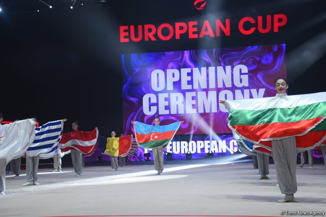 В Баку прошло потрясающее открытие Кубка Европы по художественной гимнастике (ФОТО)