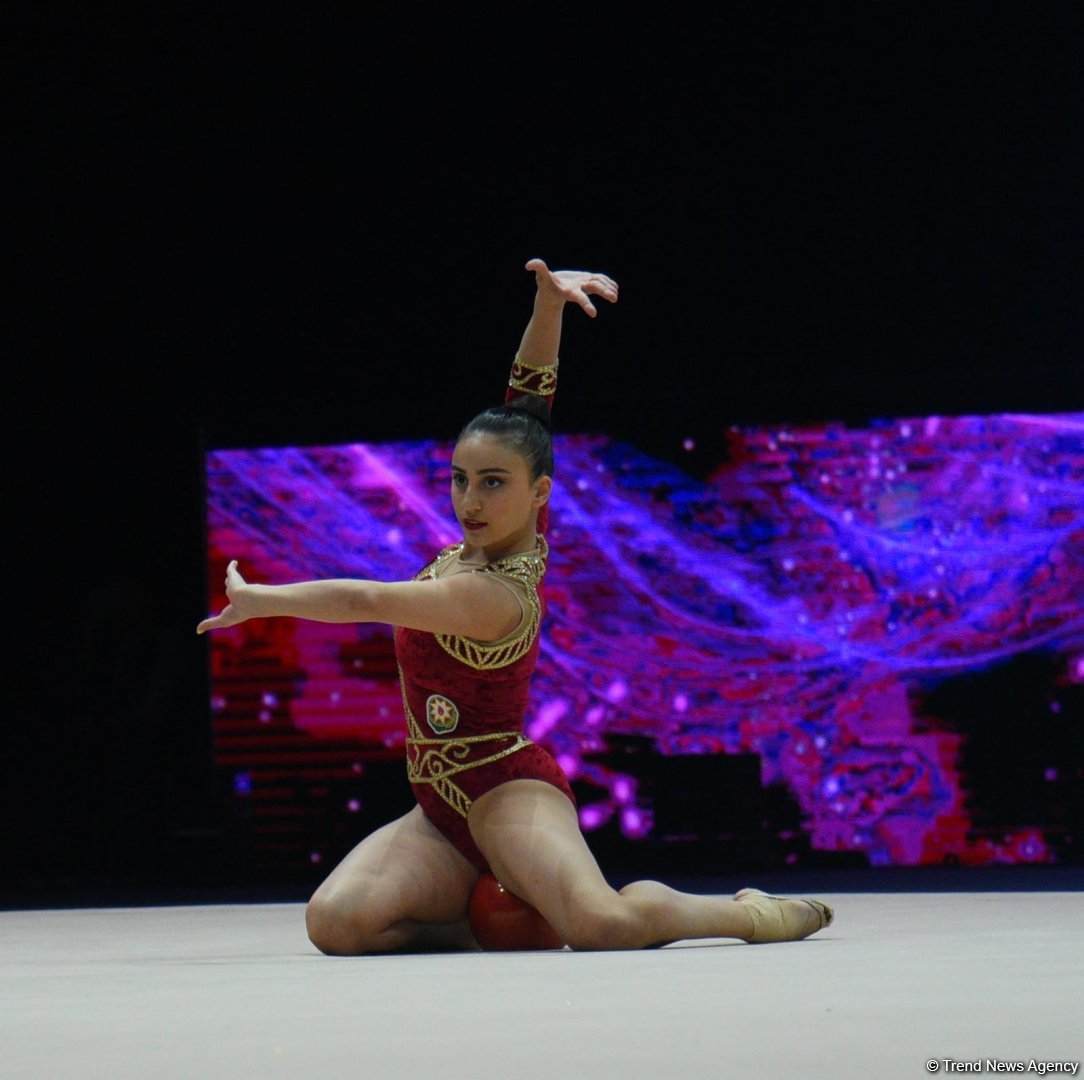 Azerbaijani athlete advances to European Rhythmic Gymnastics Cup finals in Baku (PHOTO)