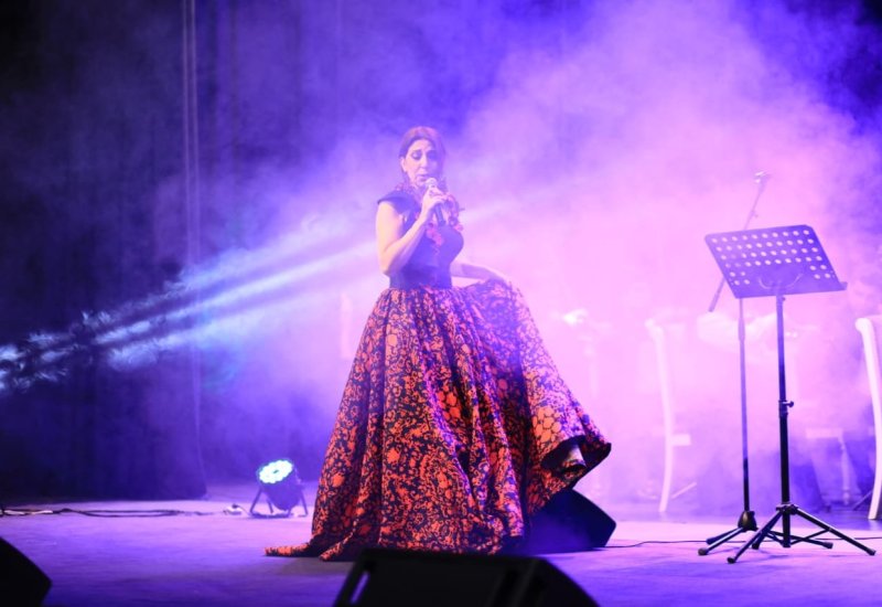 Fidan Hacıyevanın Beynəlxalq Opera Festivalı çərçivəsində Gəncə Dövlət Filarmoniyasında konsert olub (FOTO)