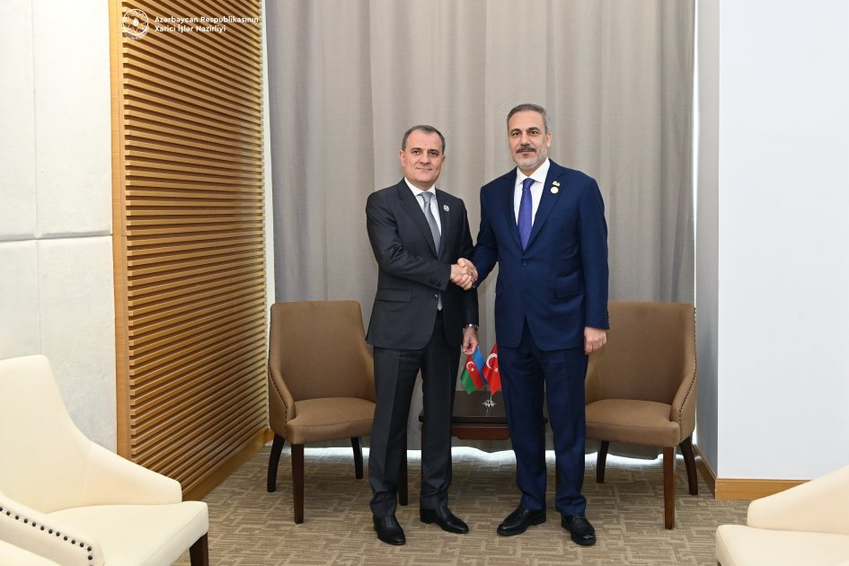 Azerbaijani FM meets with his Turkish colleague (PHOTO)
