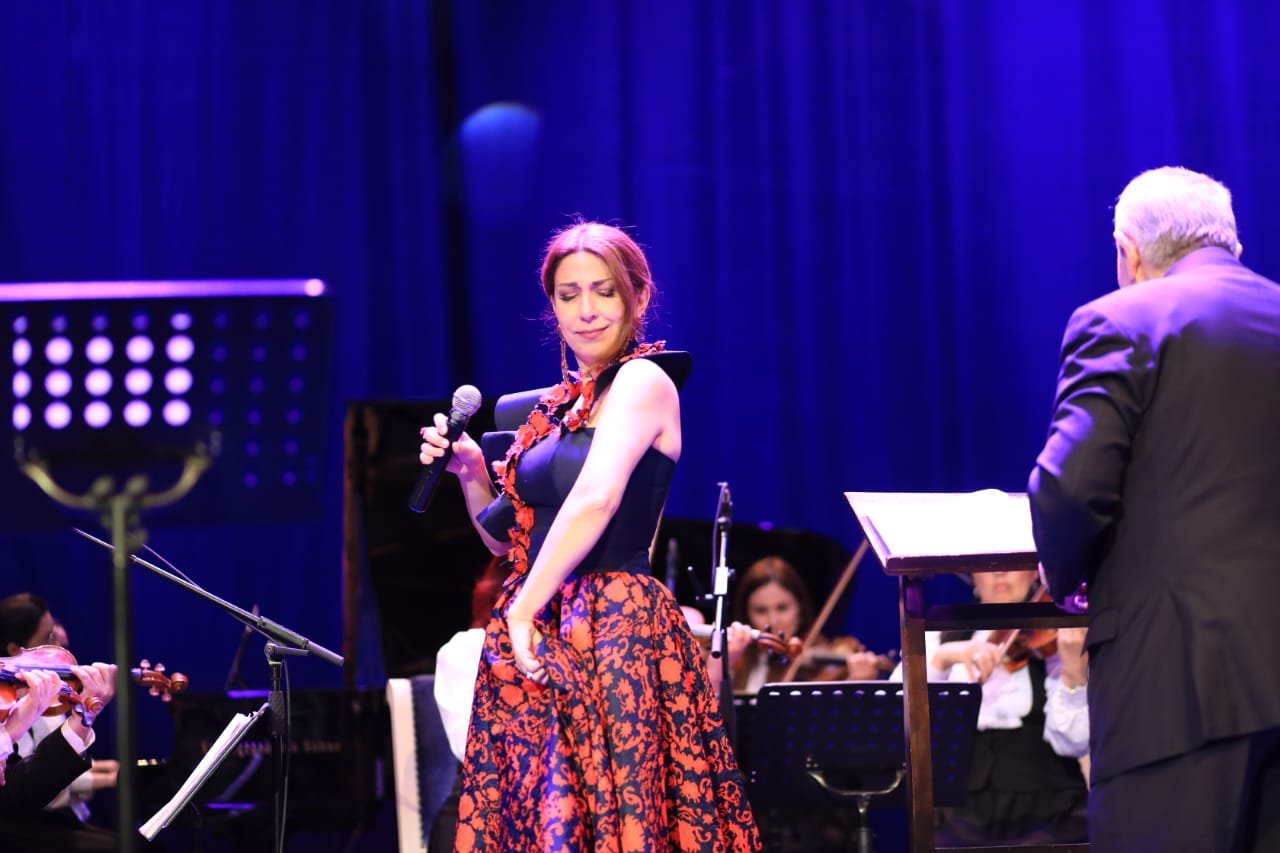 Fidan Hacıyevanın Beynəlxalq Opera Festivalı çərçivəsində Gəncə Dövlət Filarmoniyasında konsert olub (FOTO)