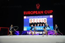Azerbaijan reaches European Rhythmic Gymnastics Cup finals in group exercises (PHOTO)