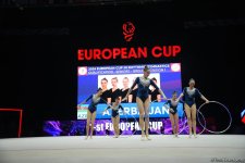 Azerbaijan reaches European Rhythmic Gymnastics Cup finals in group exercises (PHOTO)