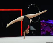 European Rhythmic Gymnastics Cup welcomes Azerbaijani athlete in quarterfinals (PHOTO)