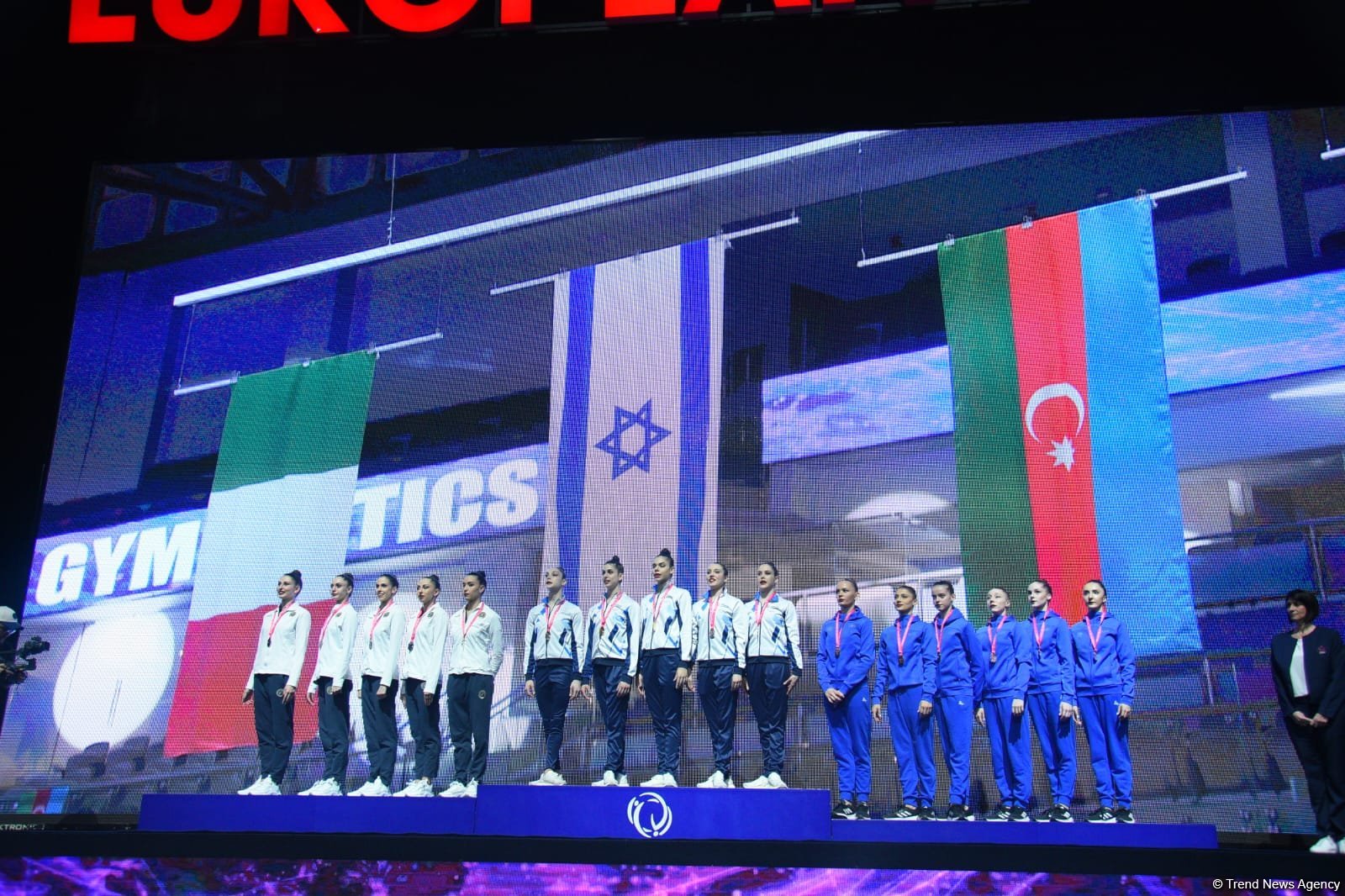 European Cup in Baku hosts award ceremony for teams in group exercises (PHOTO)