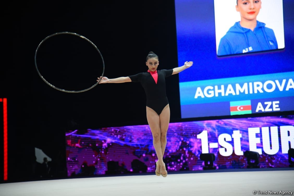 European Rhythmic Gymnastics Cup welcomes Azerbaijani athlete in quarterfinals (PHOTO)