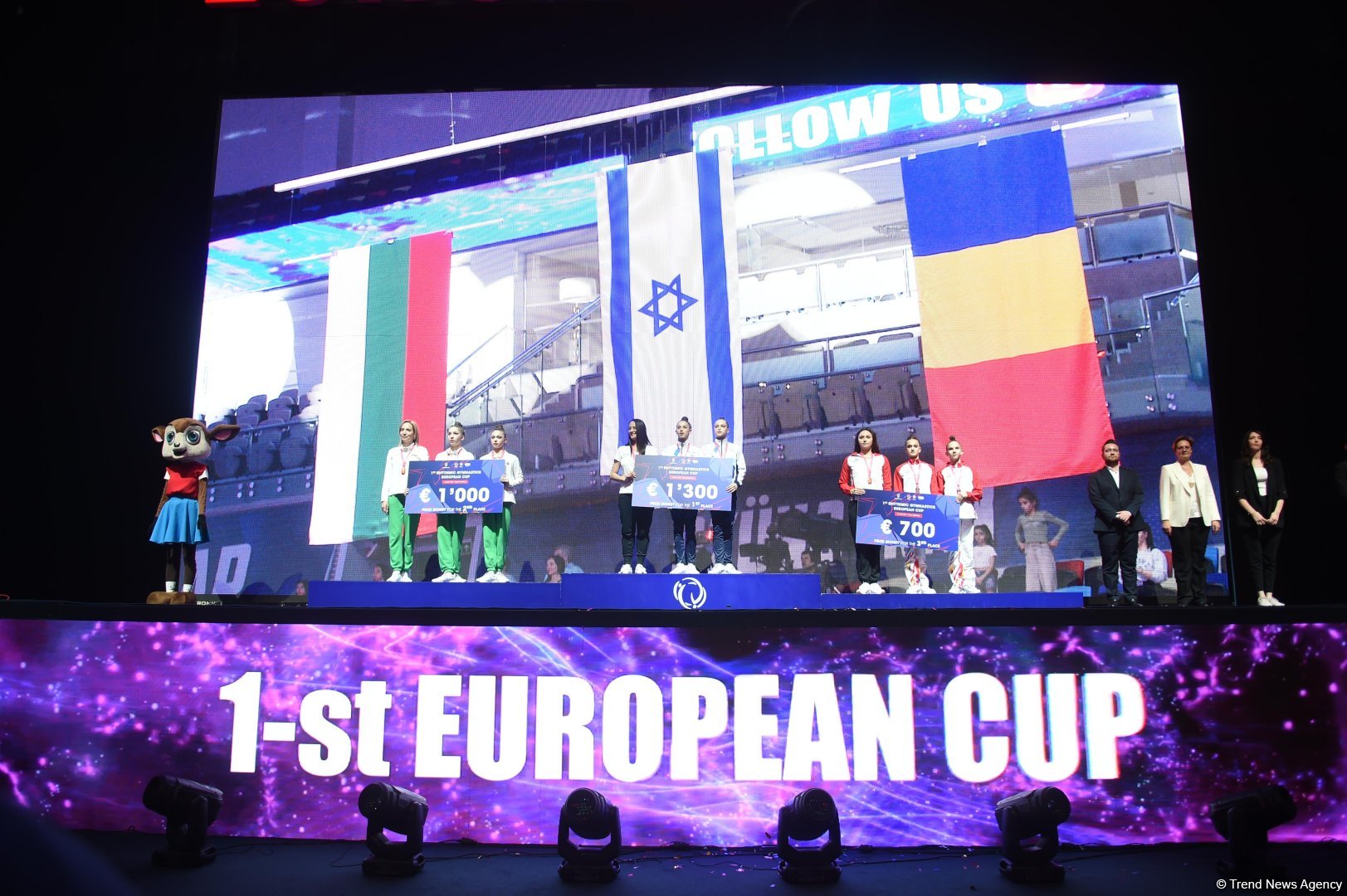 Кубок Европы в Баку: церемония награждения победителей в командном зачете (ФОТО)
