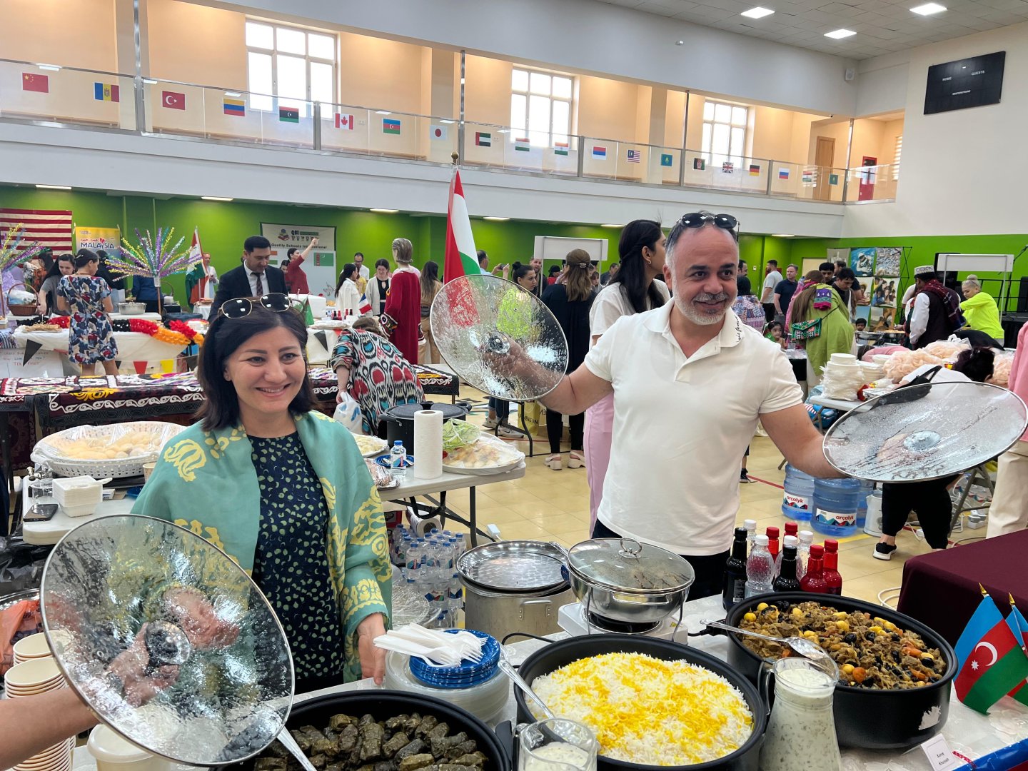 Azerbaijani national cuisine presented in Turkmenistan (PHOTO)