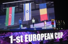 В Баку состоялась церемония награждения победителей и призеров Кубка Европы по художественной гимнастике (ФОТО)