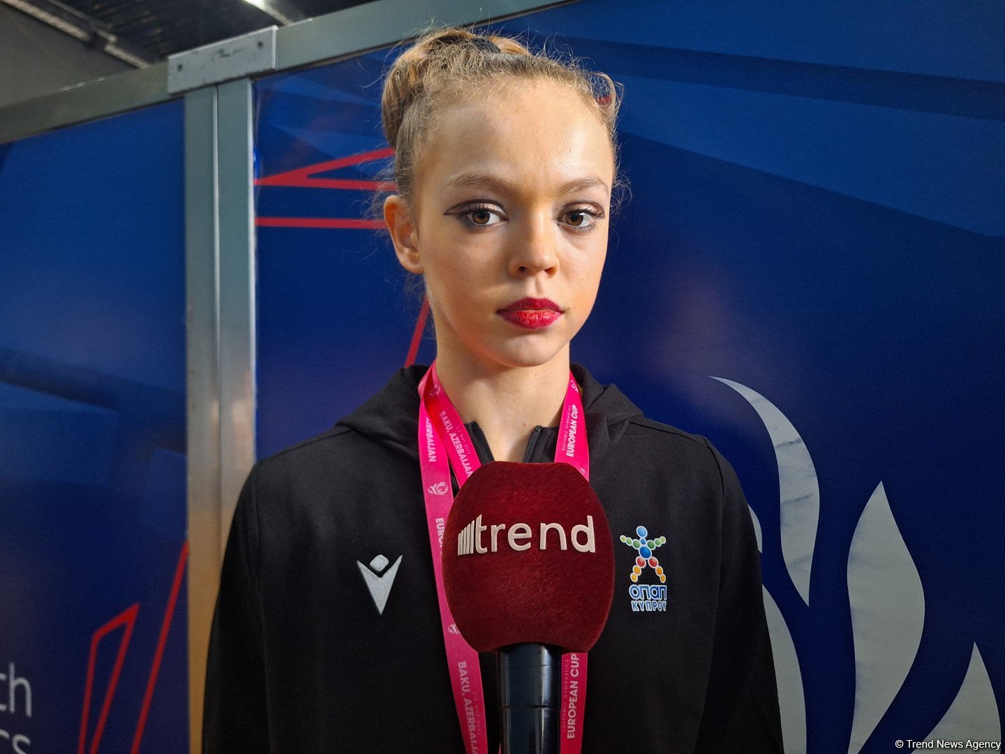 European Cup in Baku - large-scale competition – gymnast from Cyprus