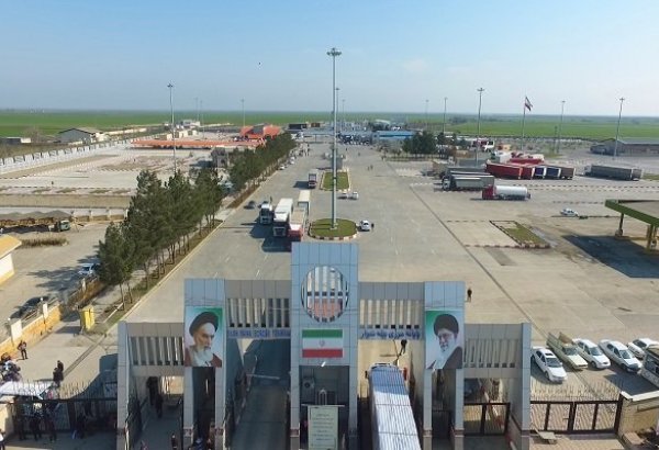 Product exports through Iran's Bileh Savar border terminal increase